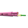 fiber optic innenkabel - DUPLEX-Flat - I-V(ZN)HH 2 x OM4