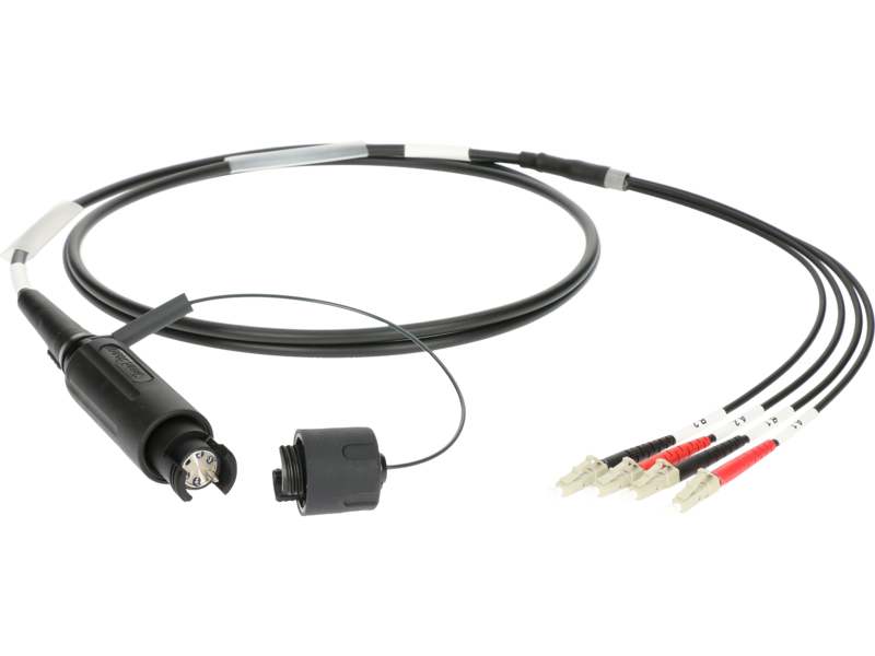 FiberLink SmartBeam QUAD auf 4x LC/PC breakout kabel