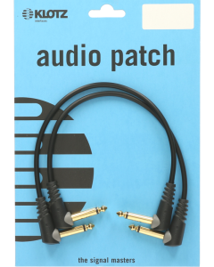 unsymmetrisches patch kabel set mit gewinkelter klinke
