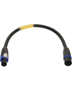 lautsprecher kabel 4 x 4,0 mm² mit speakON F-M aus metall als pin swap adapter