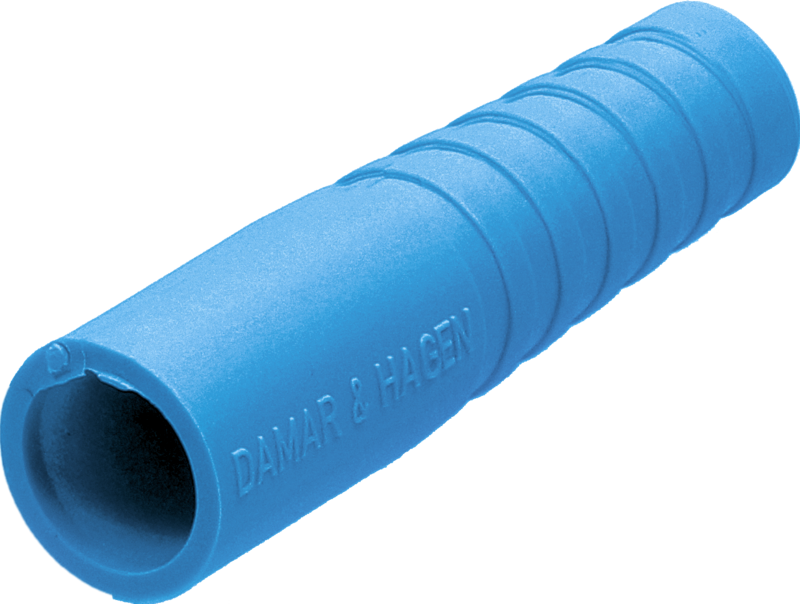 BNC-Tülle; D&H; blau, für Kabel 7 mm KG104/125