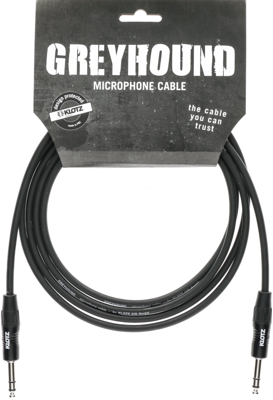 Greyhound BAL. CABLE. sw 9,0m, Klinke 3p. - Klinke 3p.