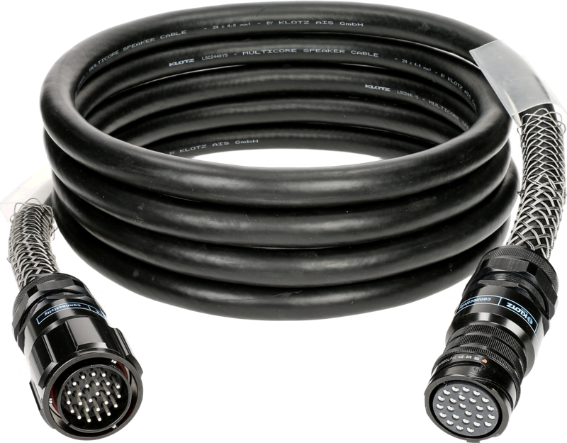 25m  24x4.0 mm² Speaker Cable, YS PVC; PACOM25F o. Ring-