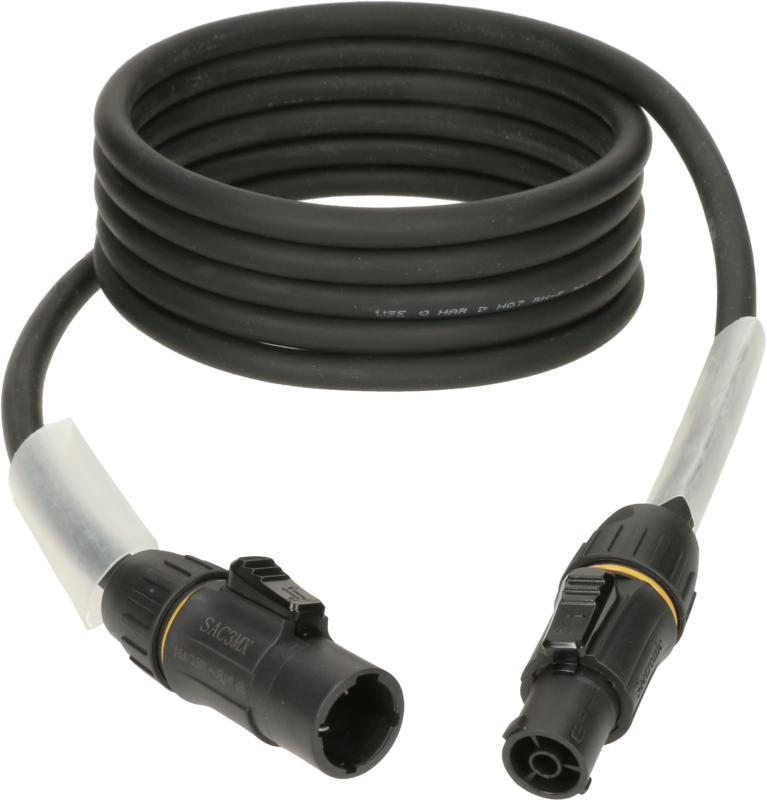 5,0m Power Cable H07RN-F 3G1.5, PowerTwist TR1 M/F